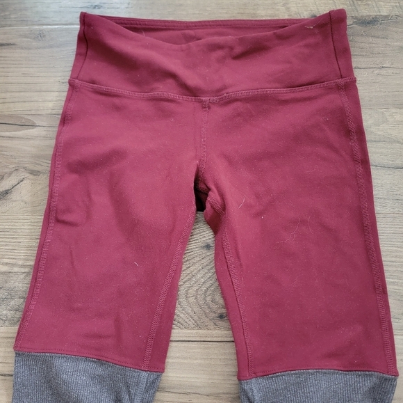 ALO Goddess Ribbed Two-Tone Leggings - Picture 3 of 6